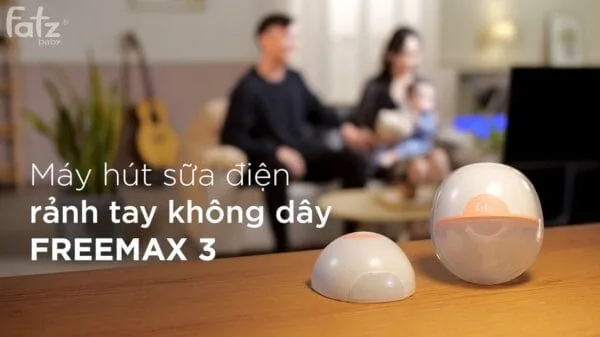 MÁY HÚT SỮA ĐIỆN RẢNH TAY & KHÔNG DÂY - FREEMAX 3 - FB1203CW